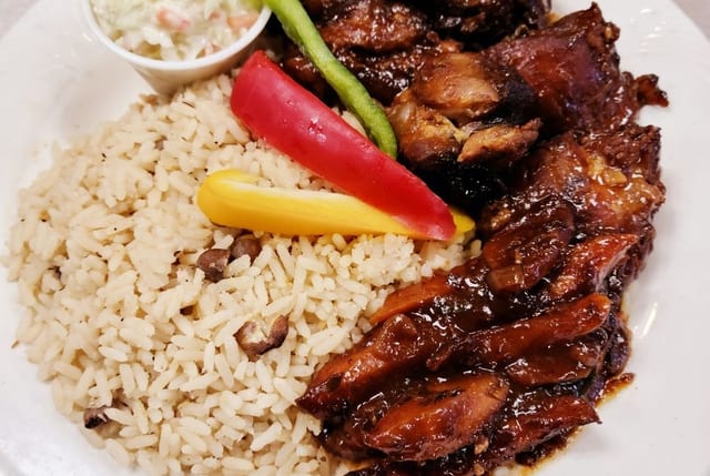 Brown Stew Chicken.