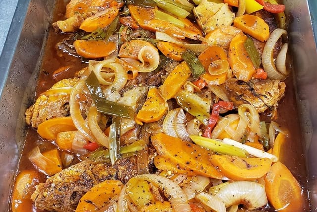 Snapper Fish - Brown Stew.