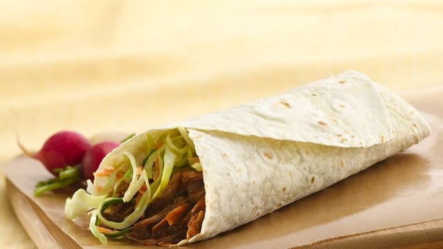 Jerk Pork Wrap.