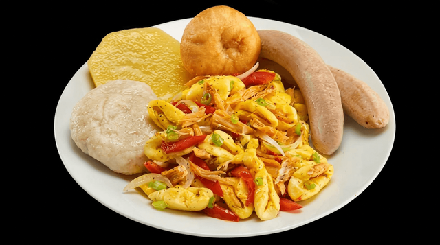 Ackee & Saltfish.